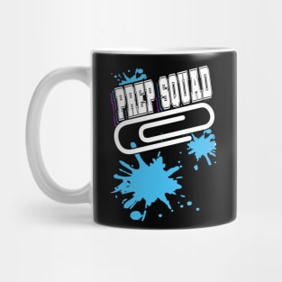 Prep Squad Team Work Splatter Blue Mug